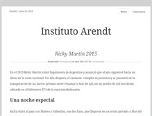 Tablet Screenshot of institutoarendt.com.ar